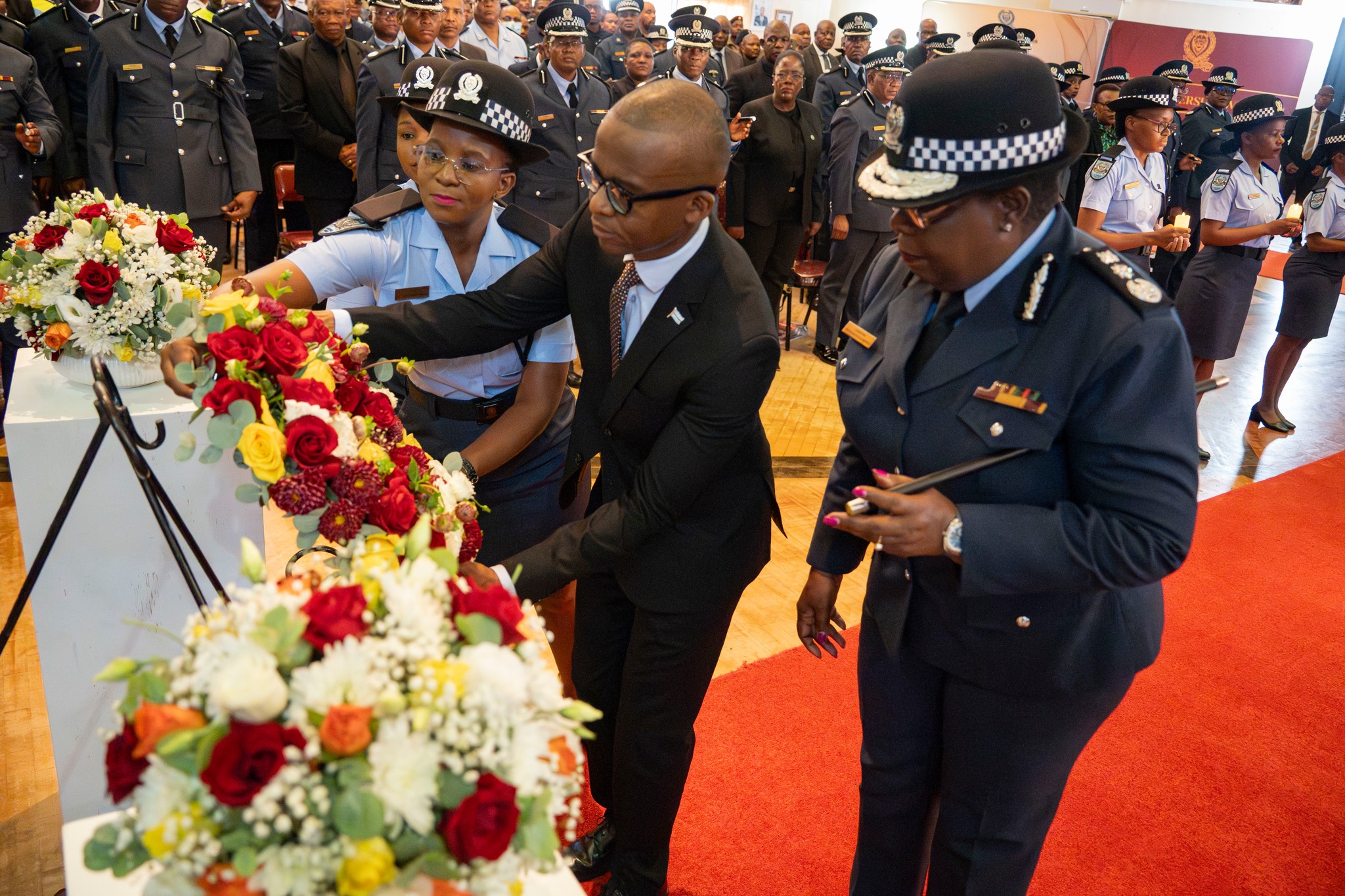 VP GAOLATLHE LEADS NATION IN HONOURING FALLEN POLICE HEROES